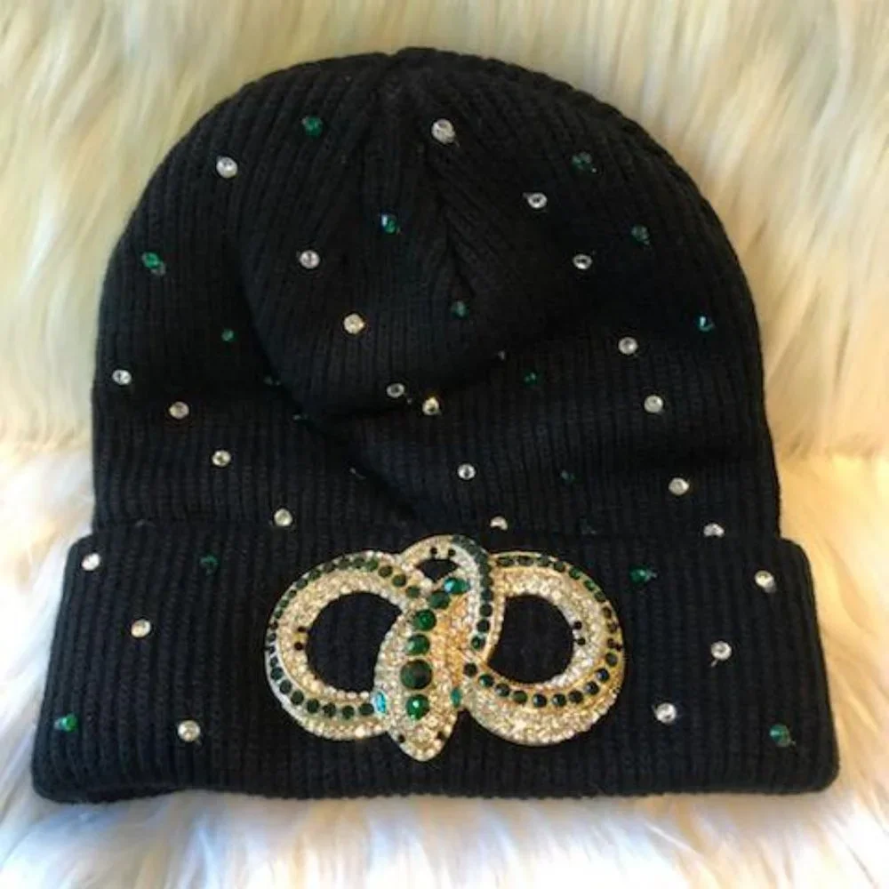 Aldo Snake/Stud Beanie Hat
